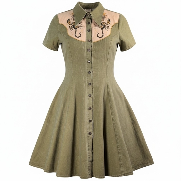 Boozelele Dresses & Skirts - Boozelele Scorpion Western Cowgirl Dress
